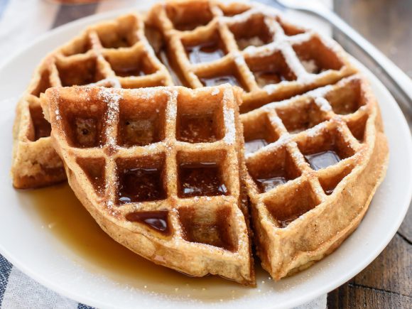 Apple Sauce Whole Wheat Waffles