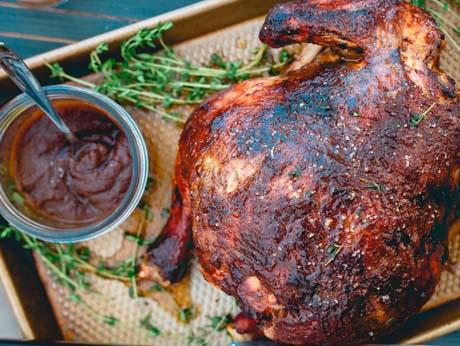 Apple Butter Roasted Chicken