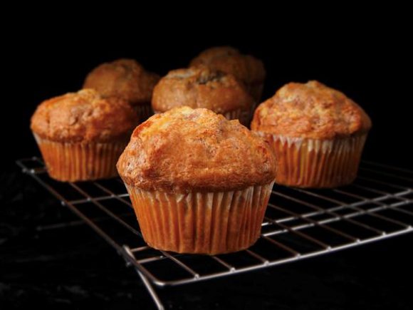 Banana Apple Streusel Muffins