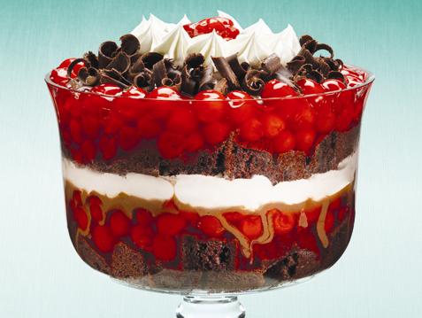 Layers of Love Cherry-Choco Trifle