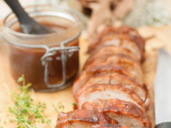 Tangy Apple Butter Pork Tenderloin