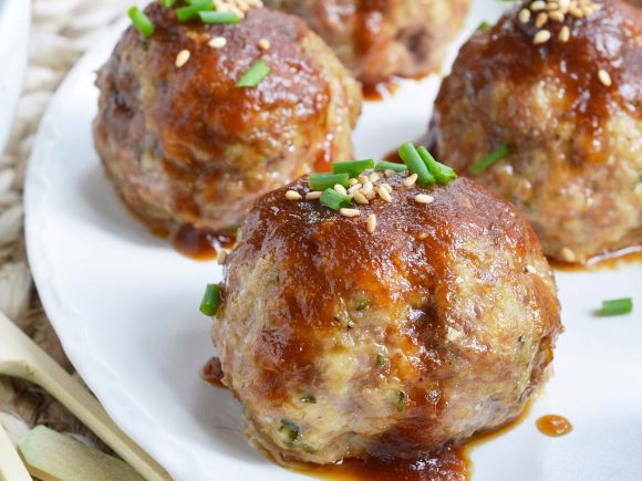 Saucy Asian Meatballs