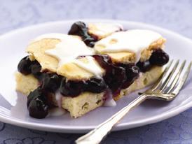 Easy Blueberry Shortbread