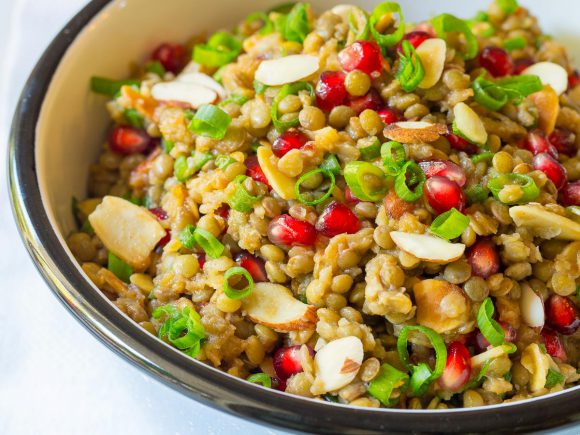 Lentil Salad with Apple Cider Vinaigrette