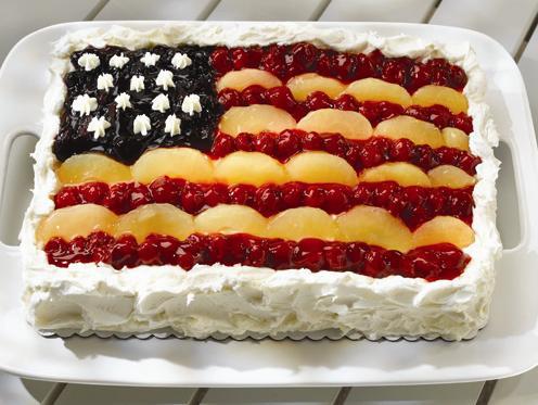 American Flag Cake