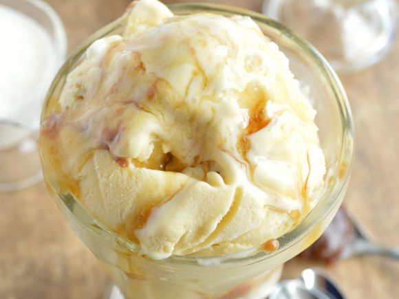 Sweet Cream Apple Butter Ice Cream