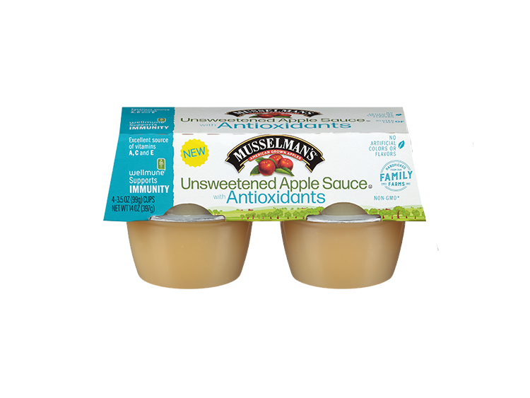 Musselman's Antioxident Apple Sauce 6pk