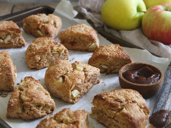 Apple Butter Bacon Scones