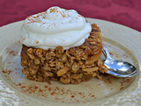 Maple Cinnamon Baked Oatmeal