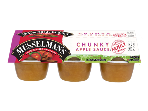 Musselman's Chunky Apple Sauce 6pk