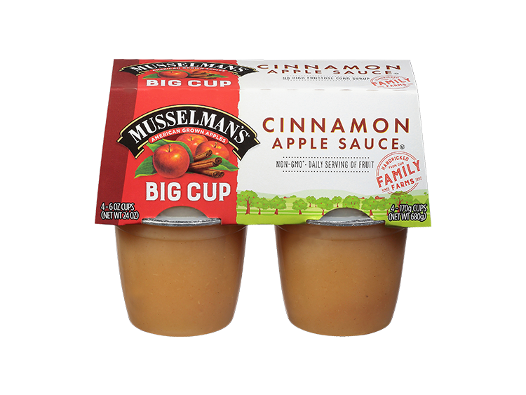 Musselman's BIG CUP Cinnamon Apple Sauce