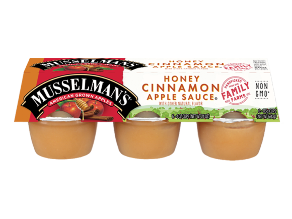 Musselman's Honey Cinnamon Apple Sauce 6pk