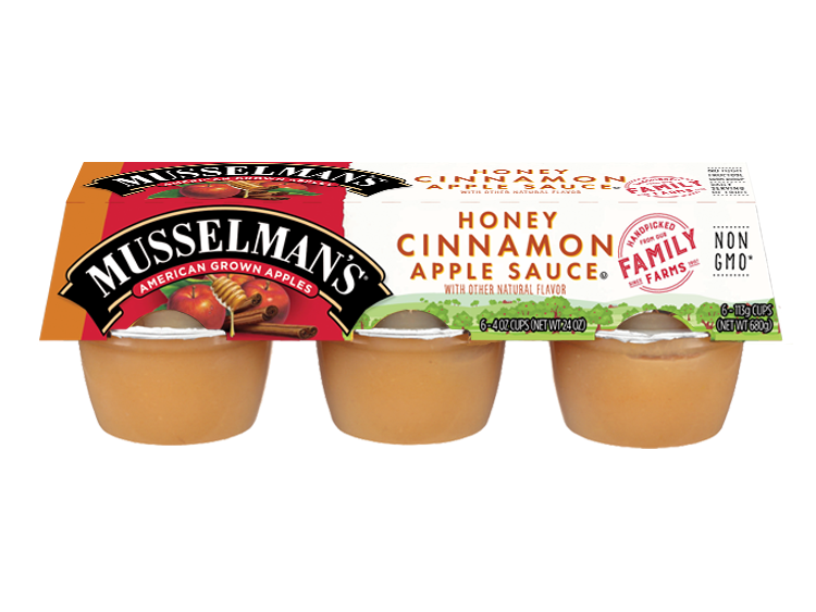 Musselman's Honey Cinnamon Apple Sauce 6pk