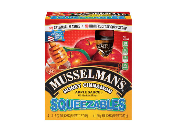 Musselman's Squeezables Honey Cinnamon Apple Sauce