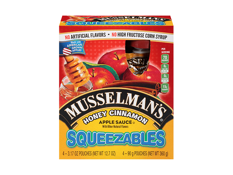 Musselman's Squeezables Honey Cinnamon Apple Sauce