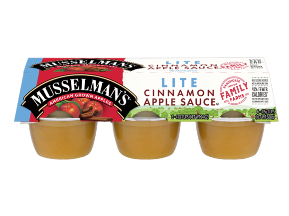 Musselman's Lite Cinnamon Apple Sauce 6pk