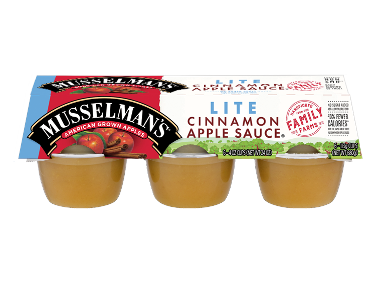 Musselman's Lite Cinnamon Apple Sauce 6pk