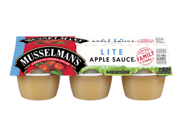 Musselman's Lite Apple Sauce 6pk