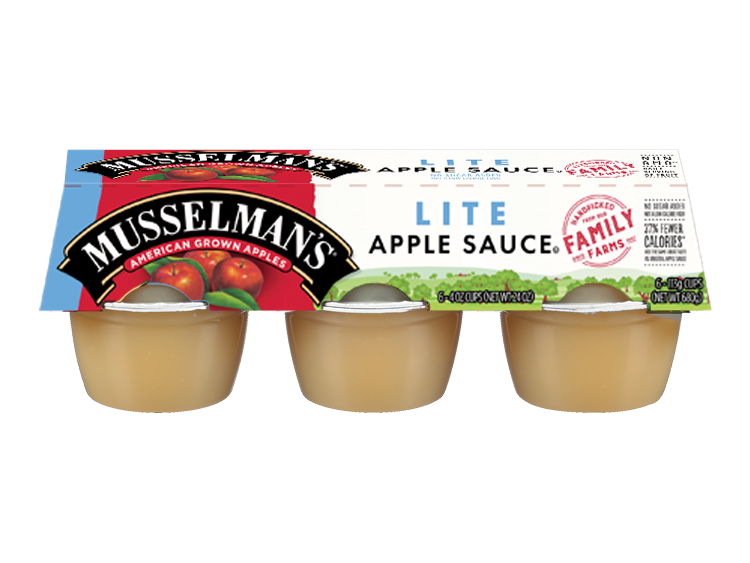 Musselman's Lite Apple Sauce 6pk