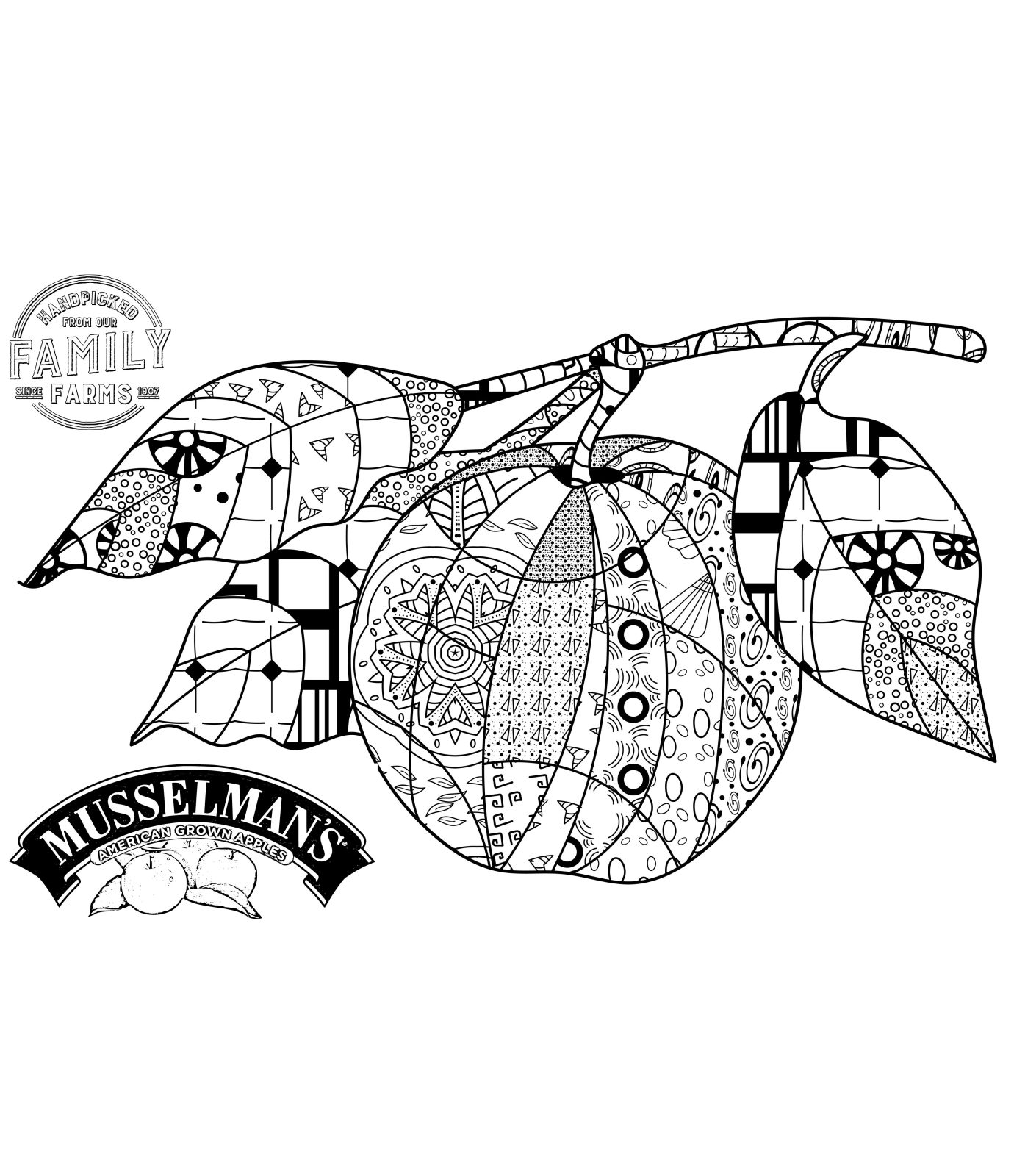 Apple-licious Coloring Fun!