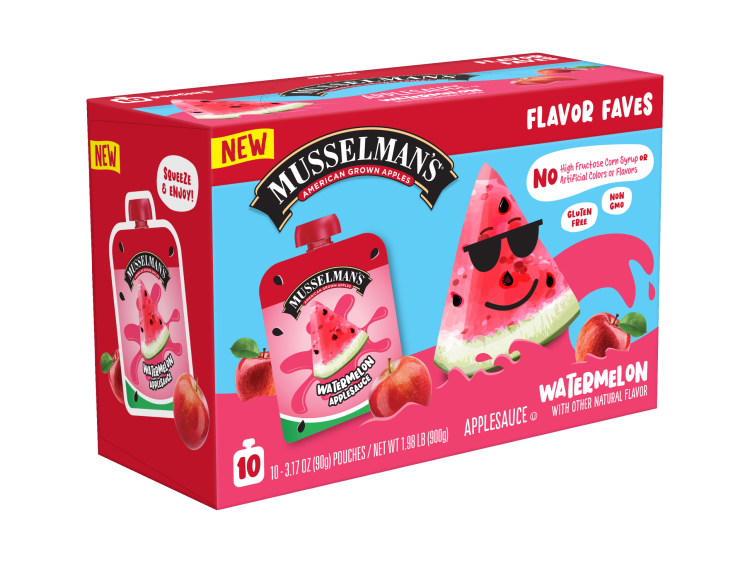 Watermelon Applesauce Pouches