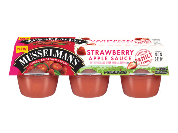 Musselman's Strawberry Apple Sauce 6pk