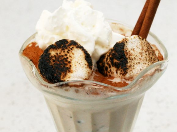 Toasted Marshmallow Apple Butter Milkshake