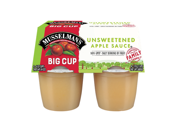 Musselman's BIG CUP Unsweetened Apple Sauce