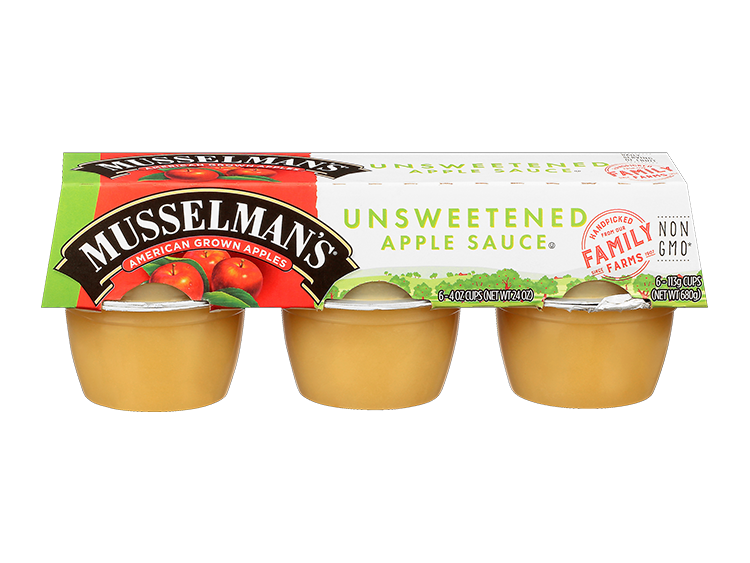 Musselman's Unsweetened Apple Sauce 6pk