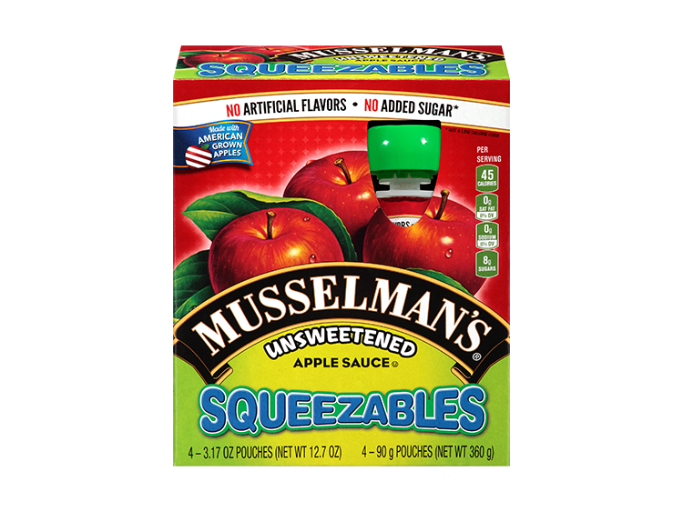 Musselman's Squeezables Unsweetened Apple Sauce