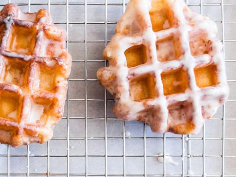 Apple Butter Waffle Donuts