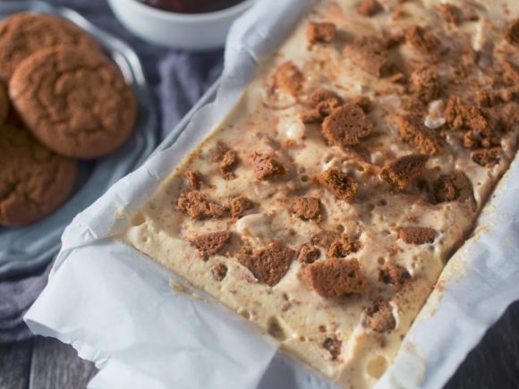 Gingersnap Apple Butter Ice Cream