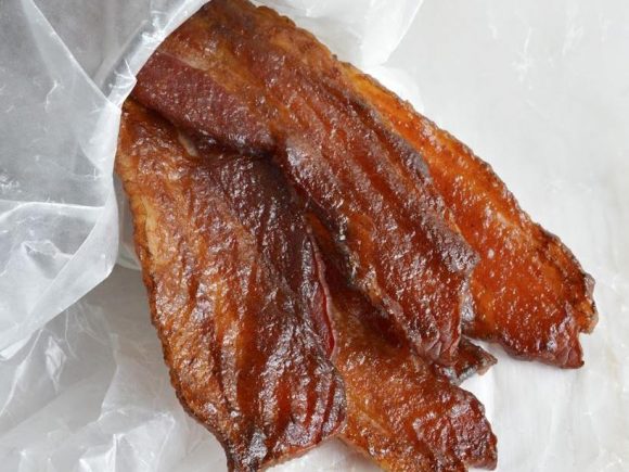 Glazed Candied Bacon