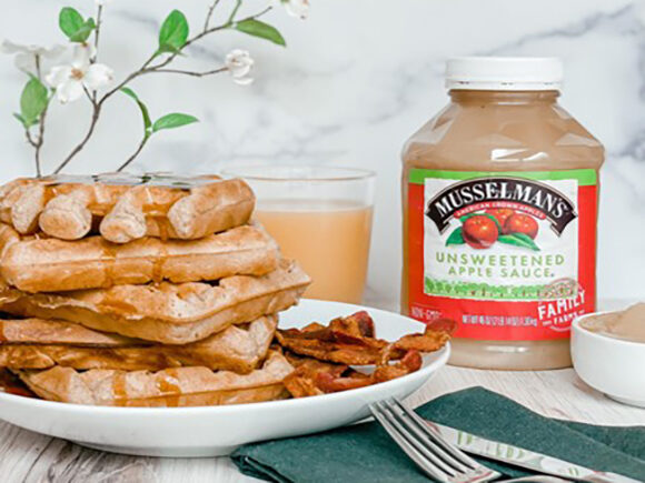 Allergy Friendly Apple Sauce Waffles