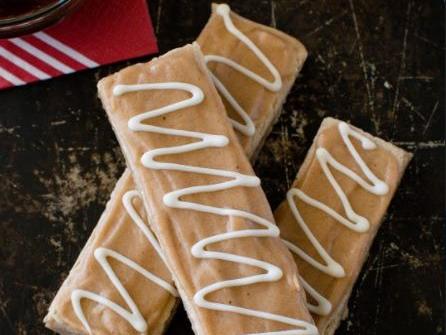 Glazed Apple Butter Shortbread Bars